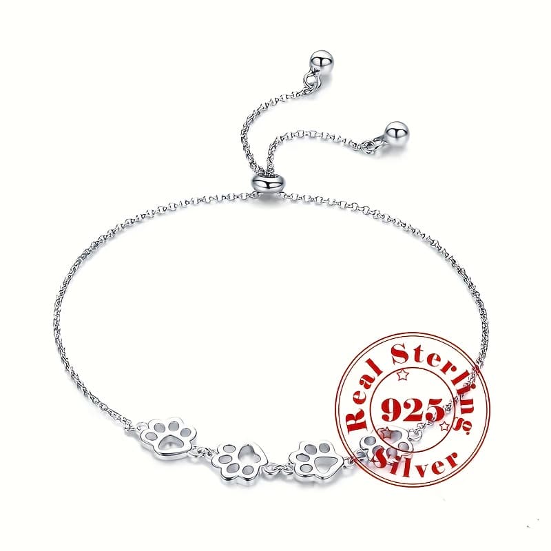 TEMU [fashion 925 Silver Women's Bracelet] Fashion 925 Silver Bracelet For Women