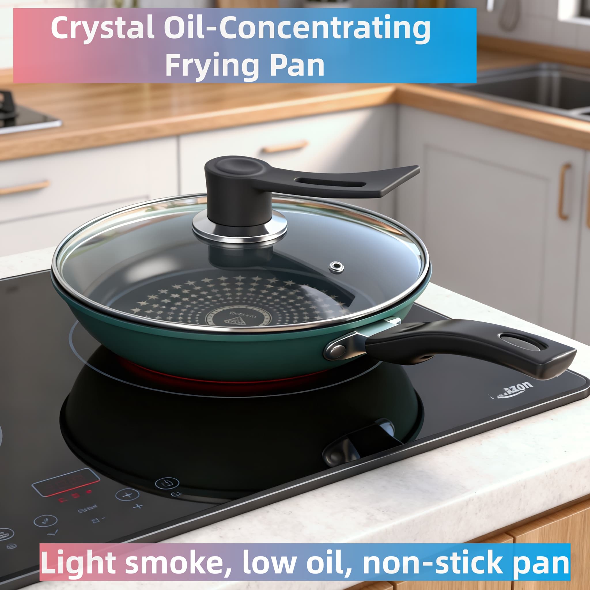 TEMU Pan Frying Pan Household Pancakes Fried Eggs Fried Steak Special Pan Frying Pan Frying -free Pan Household Small Wok Stove Universal.