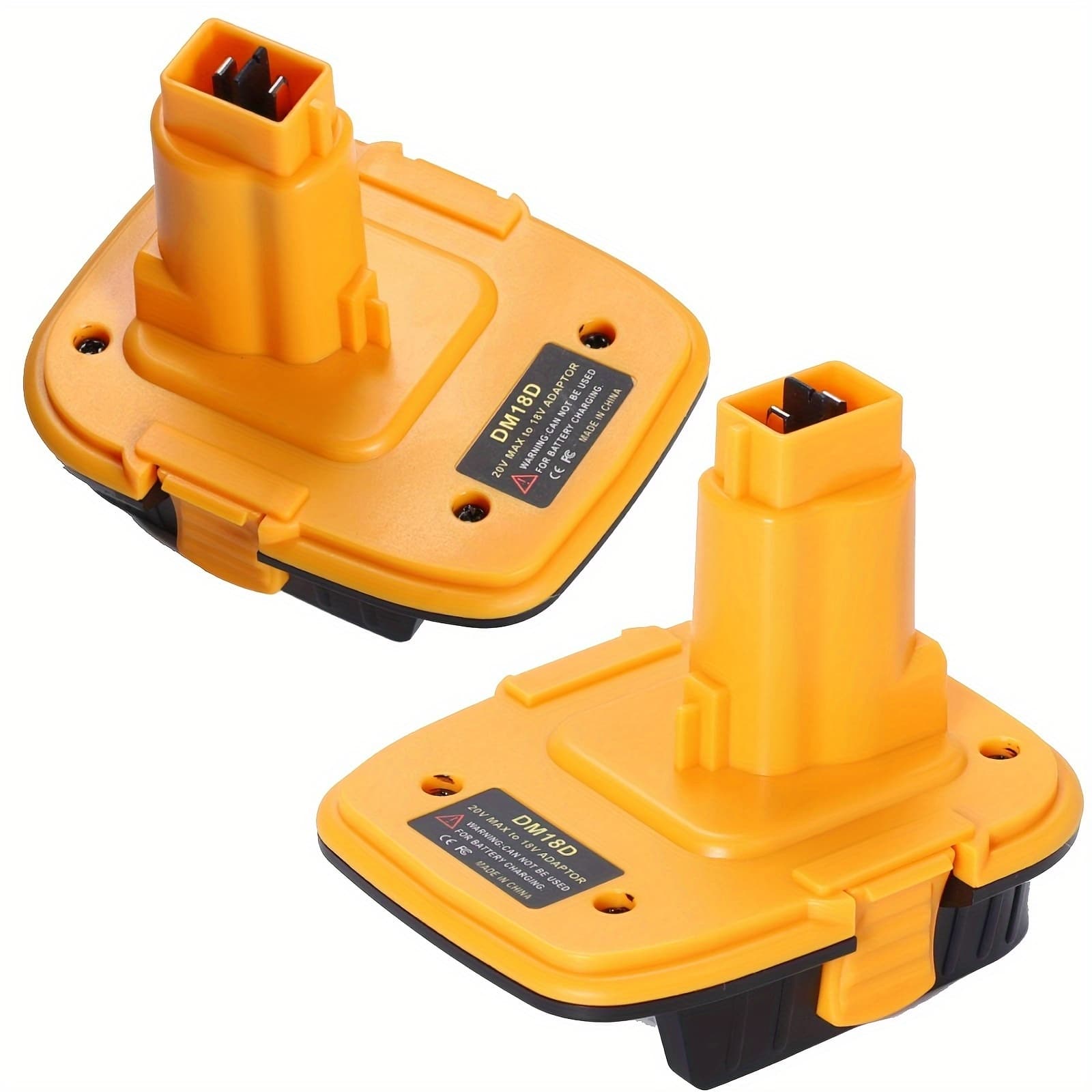TEMU 2-pack/4-pack Dm18d Adapter Fits For 18v Xrp Nimh Cordless Tools, For 20v Li- Or For Mk 18v Red Tools Li- To Replace For 18v Nimh Battery-adapter Only, Battery Not Included