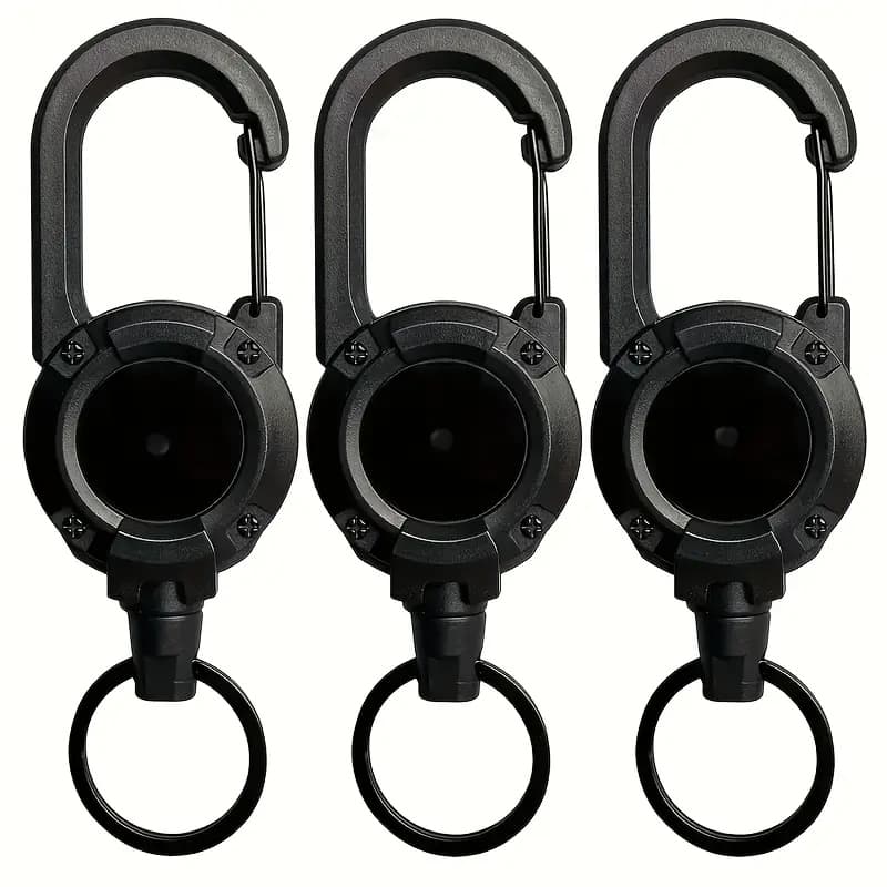 TEMU Bapw3 Set Of Black Steel Cable - Made Of Durable Abs Material, Designed For Quick Release During