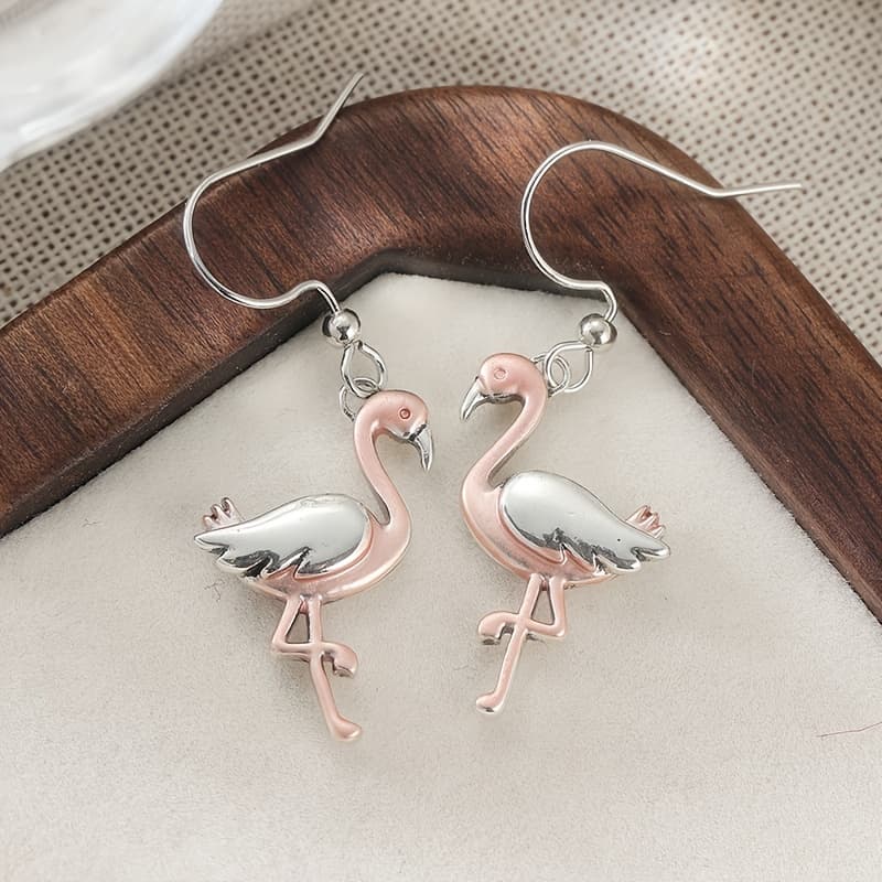 TEMU A Pair Of Cute Fashionable Bird Animal Earrings With 2 Suitable For Women' Wear Earrings
