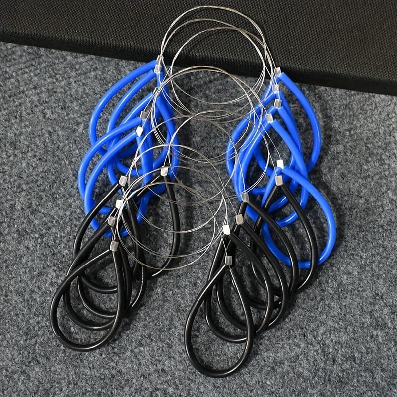 TEMU 2/3/4/6/8/10pcs Pottery Tool Set With Blue And Black Handle Wire Clay Cutters, Wire Tools For Diy Clay Sculpture