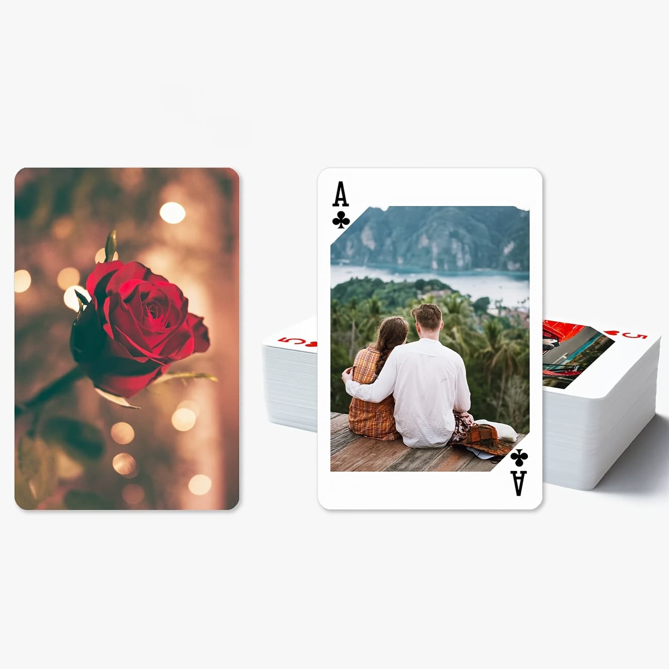 TEMU Custom Photo Playing Cards With Style - Personalized Photo Cards - Perfect For Gifts, Weddings, Parties, And - The Best Keepsake Gift For , ,