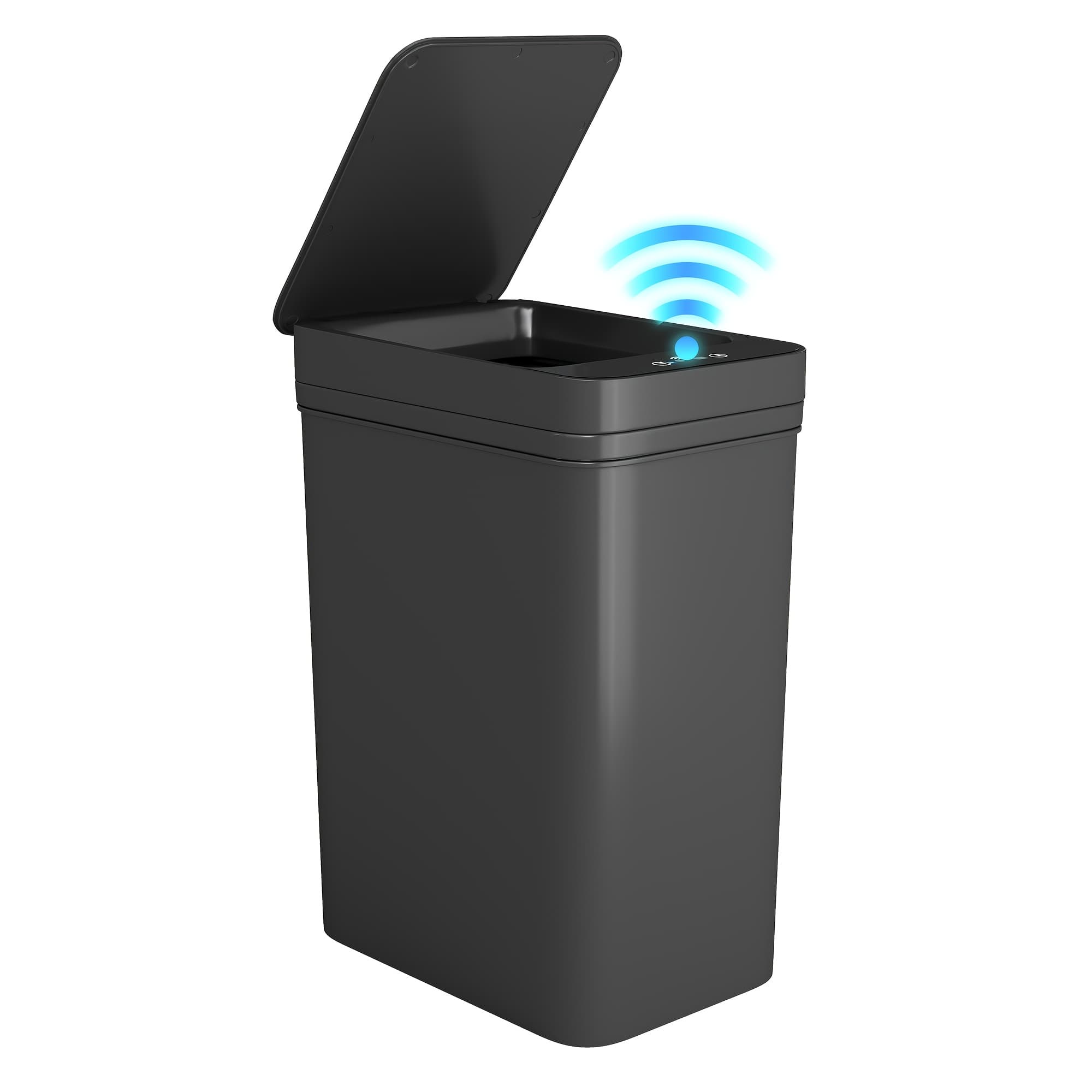 TEMU 1/2pcs 12l Large Capacity Smart Sensor Trash Can Automatic Trash Can With Hands- Sensor Lid, And Odor Odor-proof And Water-resistant Design For Home Office Kitchen Use