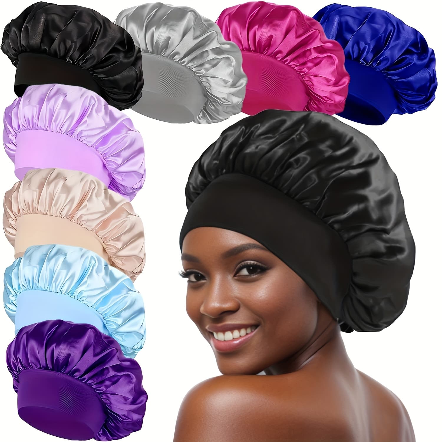 TEMU Set Of 's Lightweight Sleep Caps - Protection For Use, Ultra-comfortable