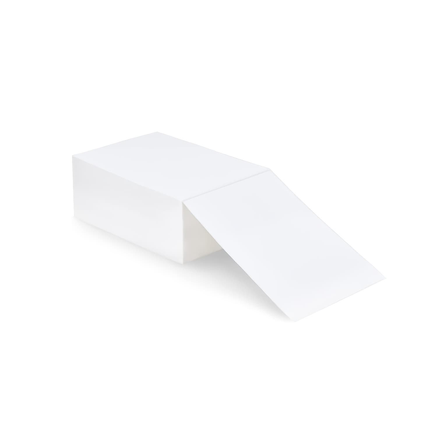 TEMU 500pcs Of White Perforated Shipping Labels, Measuring 4" X 6", Designed For Direct Thermal Printing With A Permanent Adhesive, High Quality Mailing Labels