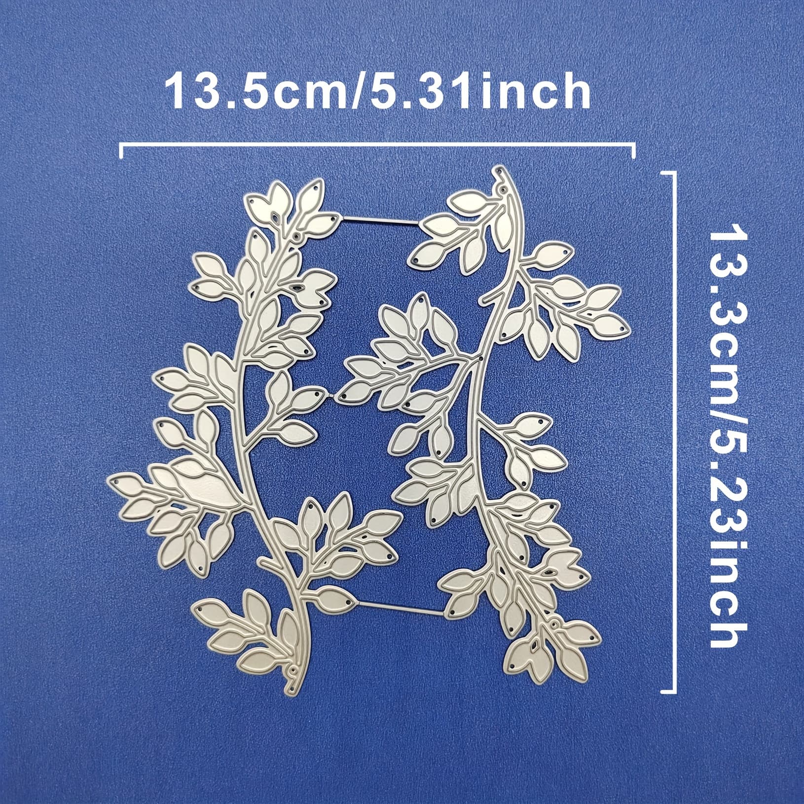 TEMU 1pc Metal Cutting Mold With Leaf Pattern, Used For Making Paper Cards, Scrapbooks, Cards, Photo Albums, Craft Decorations