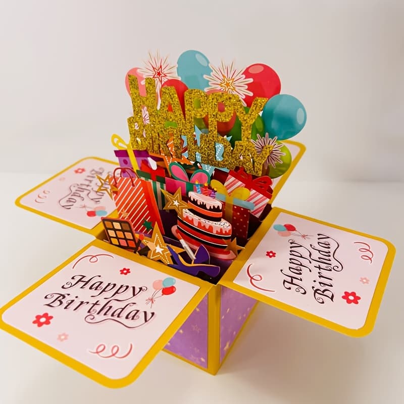 TEMU 3d Pop-up Birthday Card - Hilarious And Woman, Man - Pride, Niece's Joy - A Unique And Birthday Gift Idea