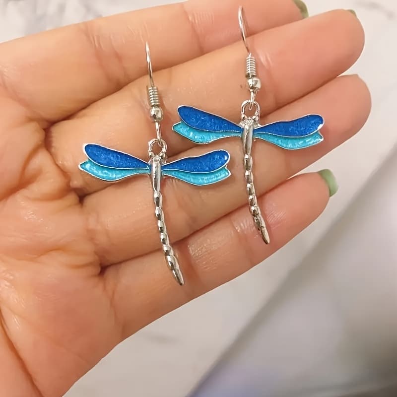 TEMU A Pair Of Bohemian-style Drop Earrings, Perfect For Vacations, Daily Wear, And Suitable As A Gift