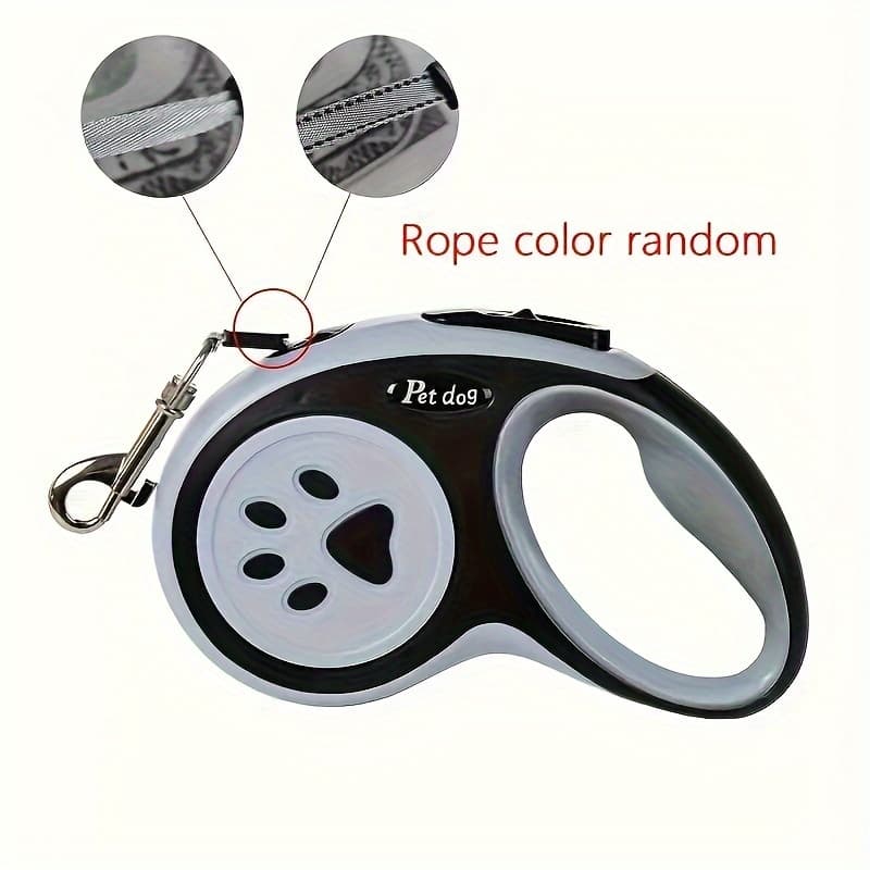 TEMU Retractable Dog Leash - Durable Nylon With One-button Control - Great For Outdoor And Travel With Small And Medium Pets