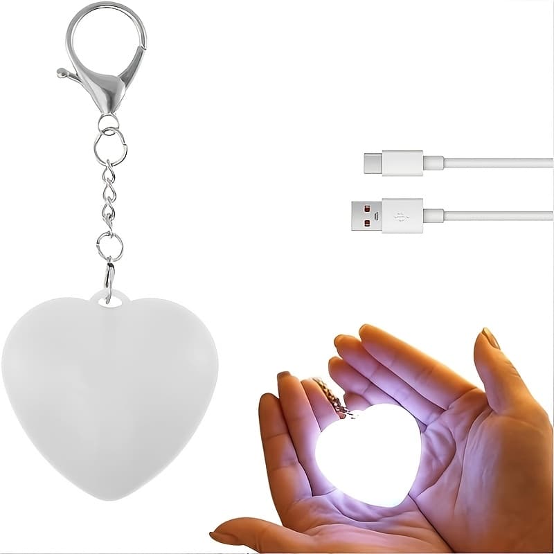 TEMU [purse Light] Led Night Light With & Touch Control, Usb Rechargeable, Portable Mini Night Light For Handbag Backpack Wallet Cosmetic Bag, Ideal Gift For Family Wife