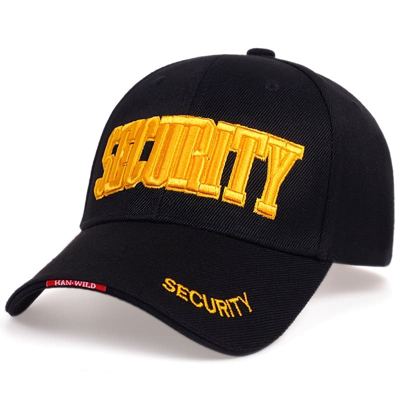 TEMU 's Security Letter Baseball , Adjustable And Sun-protective, Suitable For Outdoor Leisure Activities During Spring And Autumn, Perfect For Travel, Beach , And Parties.