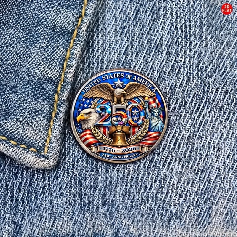 TEMU 1pc 2d Cool Eagle And Gem Brooch | Elegant And Exquisite Decoration For Bags, Clothing, And Hats