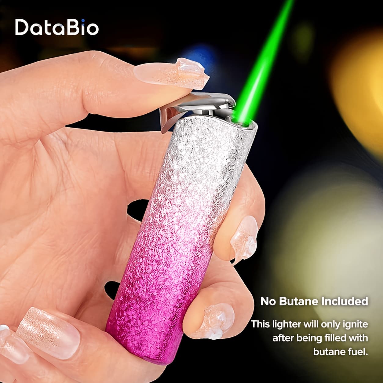 TEMU (excluding Butane)creative Mini Lighter - Cool , Windproof Lighter, Perfect For Men And Women's Holiday Gifts, Refillable With Butane, Suitable For Candles, Barbecue, Outdoor