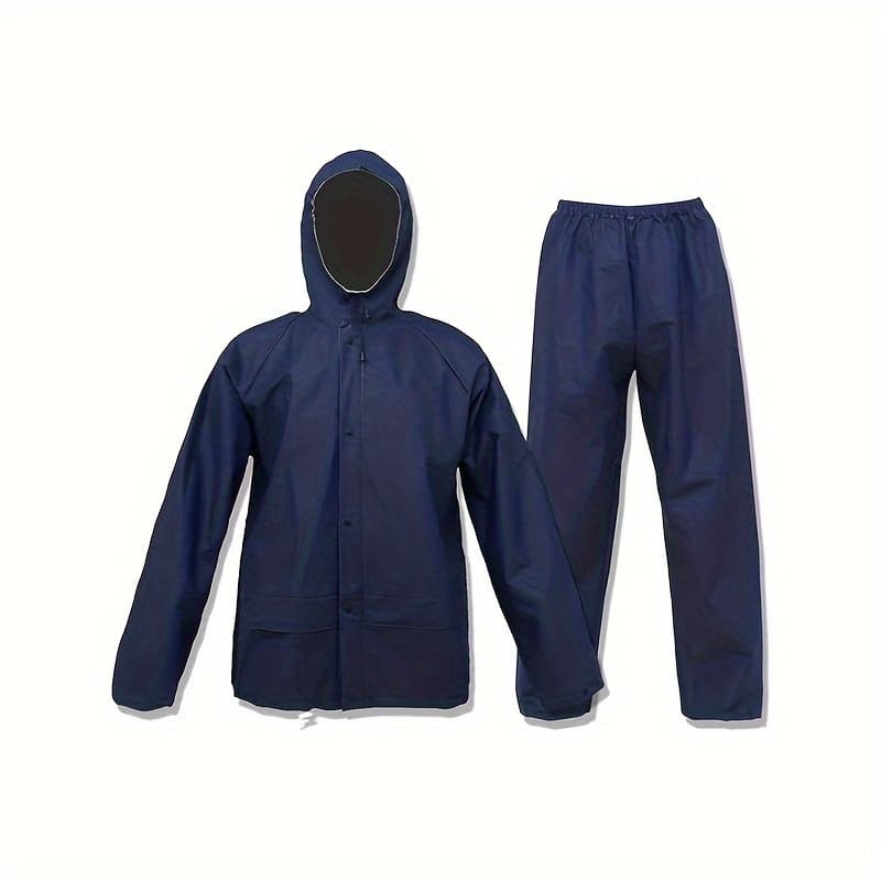 TEMU Lightweight Waterproof Rain Suit For Men And Women, Includes Pants, Perfect For Sports And As A Father's Day Present