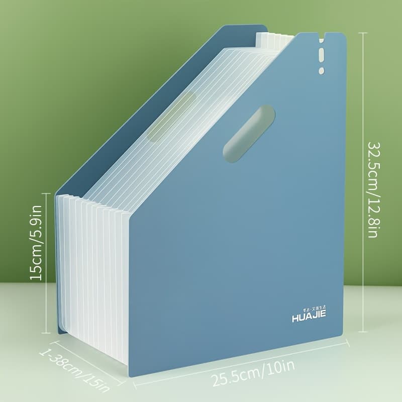 TEMU 1 X 13-pocket A4 Large-capacity Accordion File Folder, Expandable Document Organizer, Suitable For , School, And Study Storage