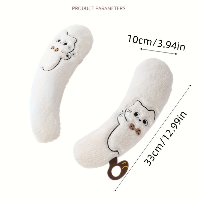 TEMU Cute Cat Plush Thickened Toilet Seat Cover/portable Toilet Lid Cover