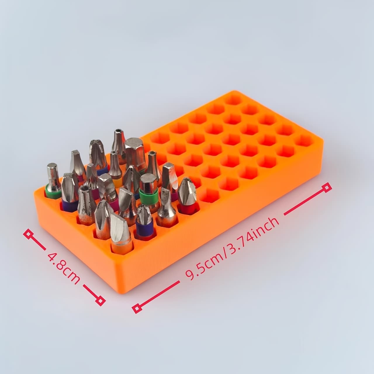 TEMU Random Style .35mm Bit Storage Box Solution For A Clutter-free Workbench And Screwdriver Accessory Organization