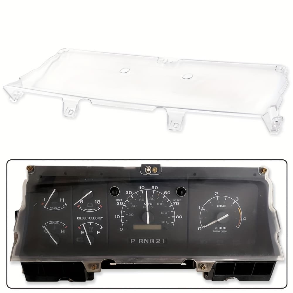 TEMU Gauge Dash Cluster Lens For Ford Truck F150 F350 1992-1997