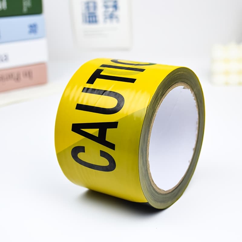 TEMU Yellow With Text, Safety Warning Tape Roll, Yellow Tape Bar Decoration, Applicable To Areas/ Scenes, Tag Tape Warning Tape, Horror Theme Party Warning Word Tape
