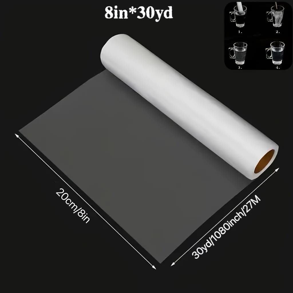 TEMU 1 Roll Of 20cm Washable Water-soluble Embroidery , Fabric , Embroidery Backing And Cutting , For Machine And Hand Sewing