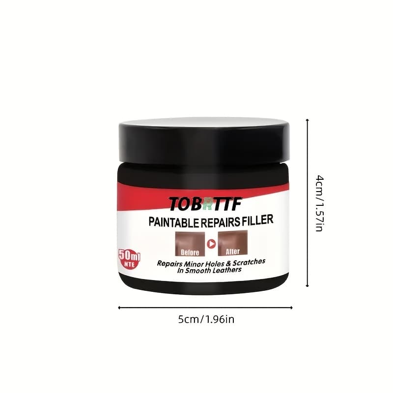 TEMU Faux Leather Renewal And Repair Cream, Faux Leather Color Correction And Restoration Cream, Restores And Faded Faux Leather . Suitable For Repairing Faux Leather Jackets, Shoes, Bags