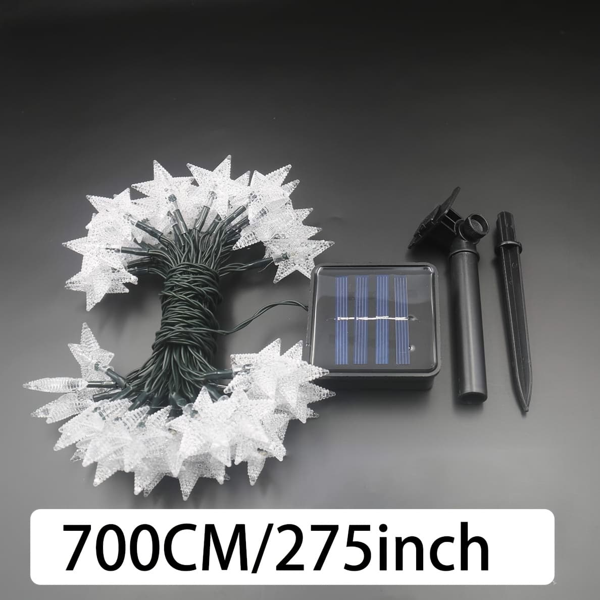 TEMU String Lights Outdoor Fairy Light /100l 8 Mode Solar Garden Light For Christmas Halloween, Wedding, Party, Patio, Christmas Tree Decoration ( Warm Color)