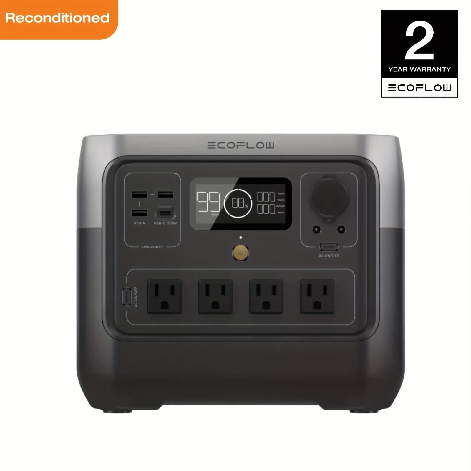 TEMU 2 Pro 716wh Portable Power Station Lfp Certified Refurbished