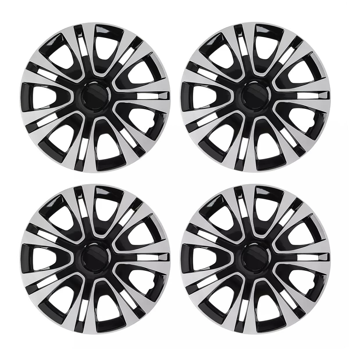 TEMU 15 Inch Hubcaps -universal Wheel Cover-- Rim Covers For Auto Tire Replacement - Exterior Wheel Covers With Durable Construction--pack Of 4--for R15 Tire & Rim For , Models