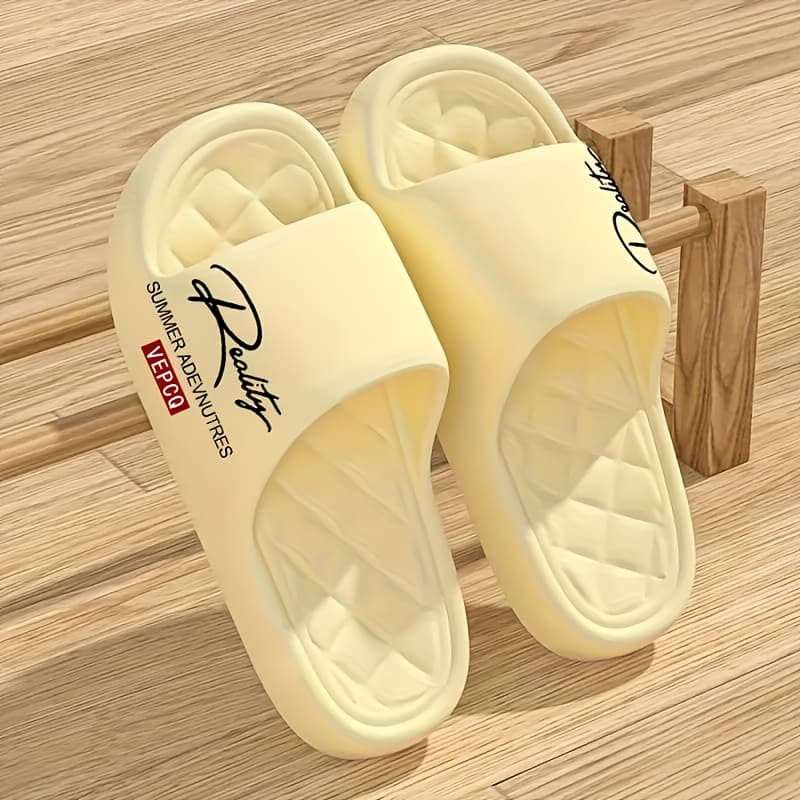 TEMU Ladies' Slippers For Home Bathroom, Couple's Slippers For Home Bathroom