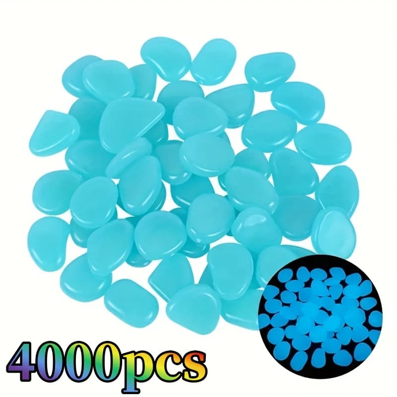 TEMU 4000pcs/bag Of Gardening Landscape Pebbles - Garden, Wedding, Party, Festival, And Aquarium Decorations - Outdoor Landscape, Pottery, Mini, Colorful, And Reusable Gardening Additions And Supplies