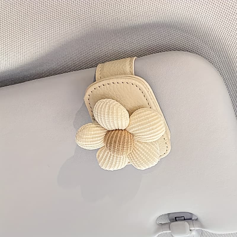 TEMU A Magnetic Glasses Clip, A Car Sun Visor Holder, A Multifunctional Ticket Holder, Elegantly Compact, , Suitable For Women' Additions