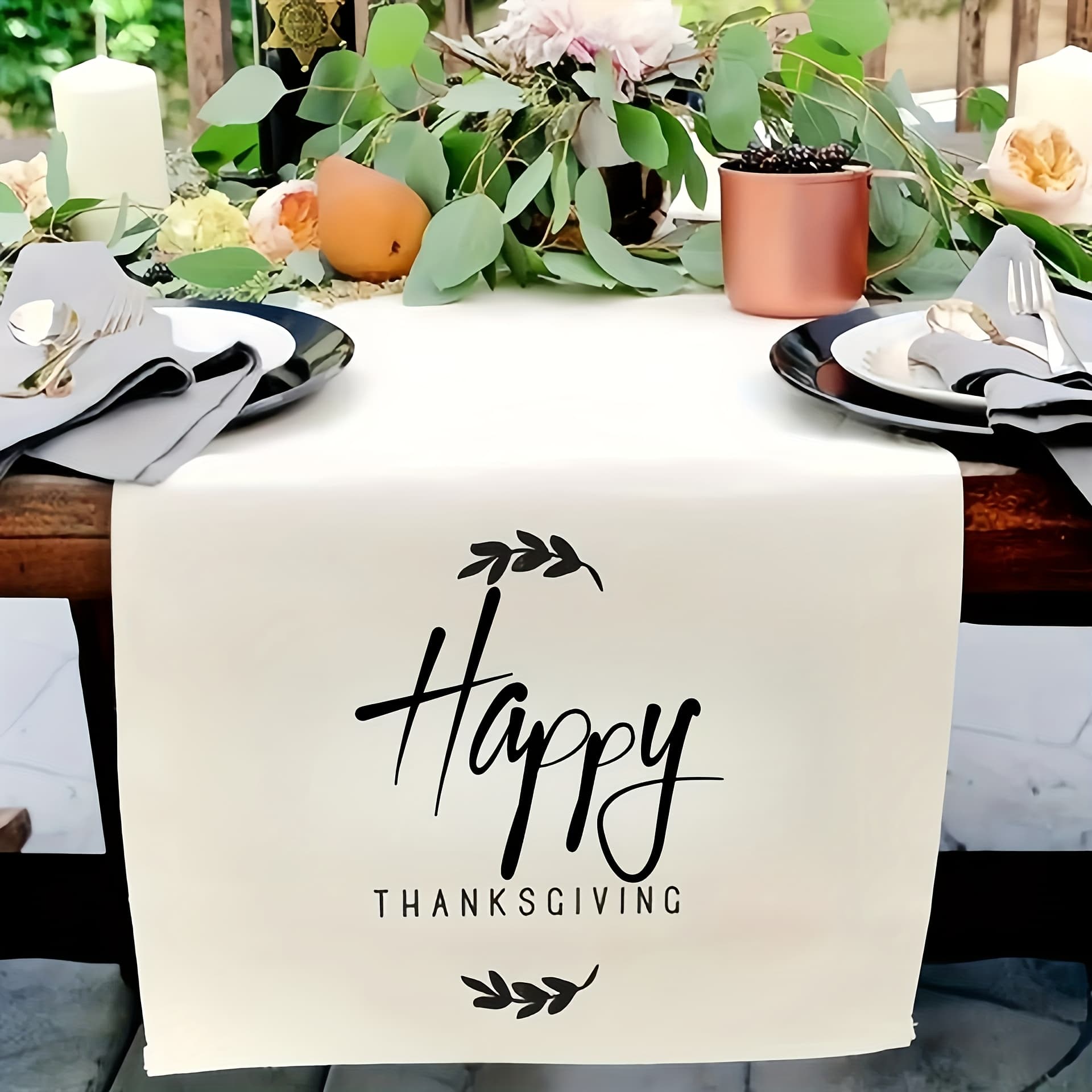 TEMU Halloween & Christmas Custom Personalized Tablecloth With And - Vibrant Printing On Durable Polyester For Weddings,wedding Decorations,summer Decoration,garden Decor For Outside,outdoor Decor