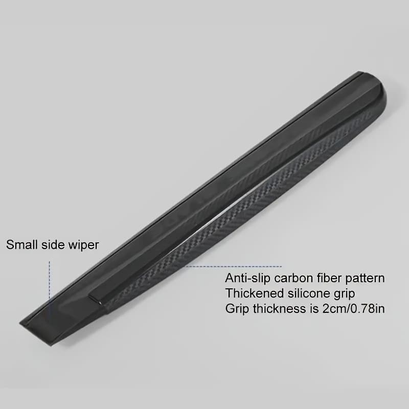 TEMU Ergonomically Designed Silicone Squeegee For - A Non-scratch Tool For Drying That Ensures A Streak-free End, Perfect For Winter