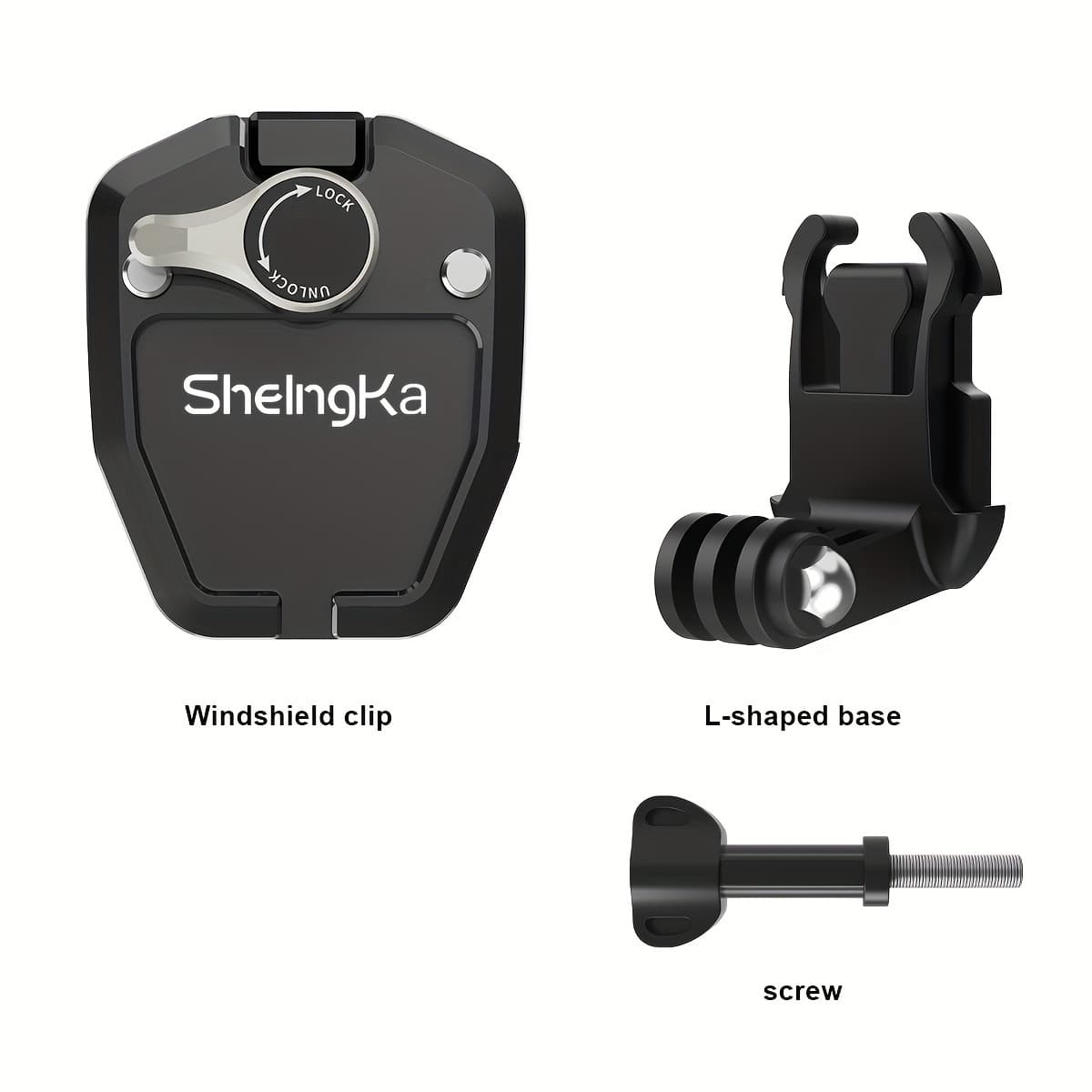TEMU Motorcycle Aluminum Alloy Mount For Hero 13 12 11 10 9 8 360 Dji 3 4 Camera Accessories