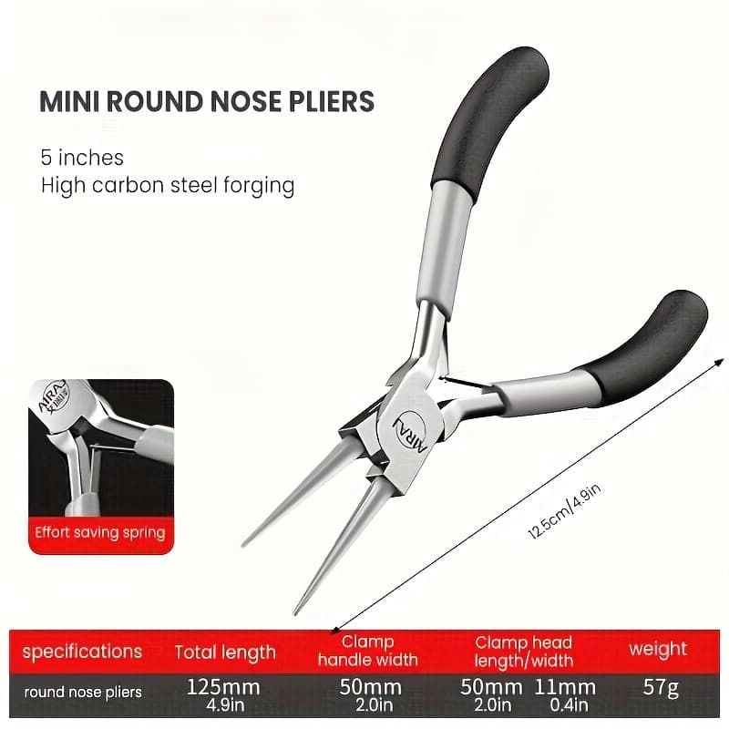TEMU Airaj 5inch Multi-functional Mini Pliers Multi-specification Decoration Household Pliers Industrial Manual Tools