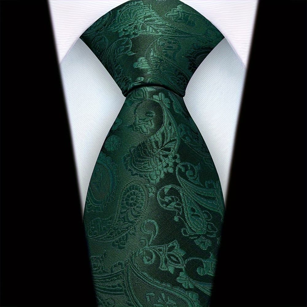 TEMU 's 8 Cm Paisley Tie, High-quality, Classic And Stylish For Weddings, Parties, , And Business Events