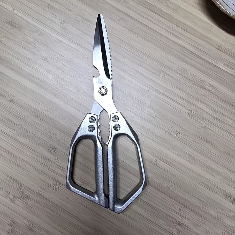 TEMU A Set Of Handles - Sharp And Durable Scissors, Chicken Bone Scissors, Outdoor Multi-functional Meat Scissors, Suitable For Office, Home, Restaurant, , Kitchen Supplies. Christmas Gifts