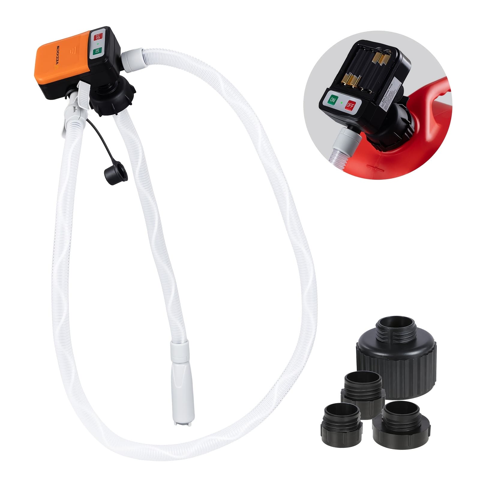 TEMU 1pc Oil Pump, Battery-powered, Of Pumping Liquids, When Full, Portable Liquid Pump, Suitable For Aquariums, Cars, Yachts, Black And Pump