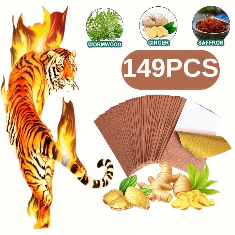 TEMU (48/149 Patches) Self-heating Patches, Non-electric, Suitable For The Back, Knees, Neck, And Shoulders; Ergonomic Patches