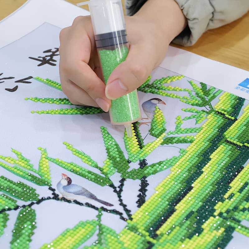 TEMU 5d Diamond Painting Brush With - Durable Plastic Tools For Beginners And Professionals, Perfect And Crafts Project Additions