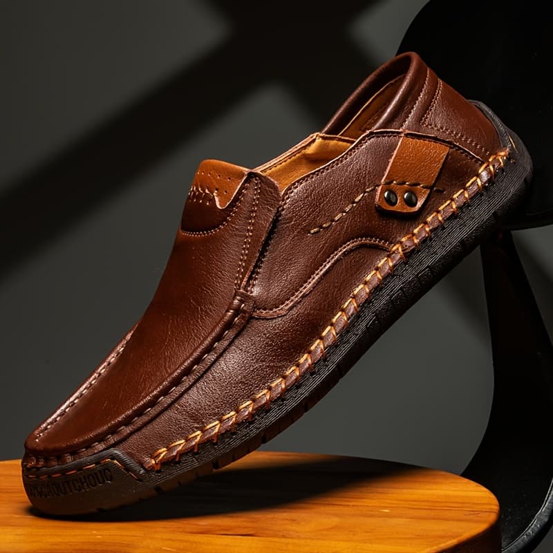 TEMU Greks Men's Loafers Slip-on Casual Shoes Lightweight Comfortable Driving Walking Shoes