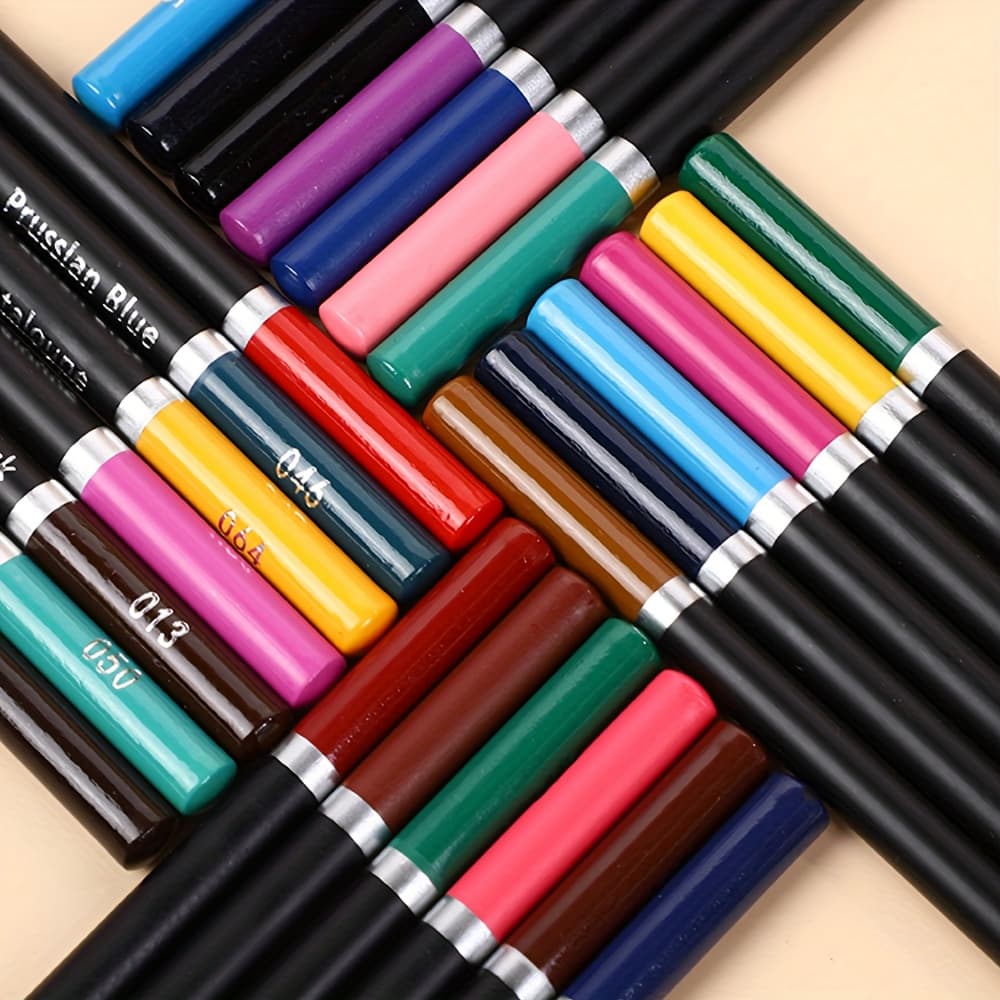 TEMU 72 Colored Pencils For Adult Coloring Books, Professional For Art Supplies For Artists, Perfect For Back To , Beginner And Teen Colored Pencil Sets