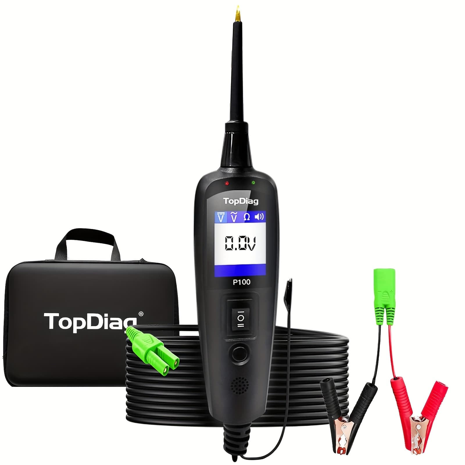 TEMU Power Circuit Probe Kit, Car Circuit Tester, 12v 24v Automotive , 6-30v Vehicle Short Circuit Finder With 40ft Cable, Trailer Truck Voltage Current Detector