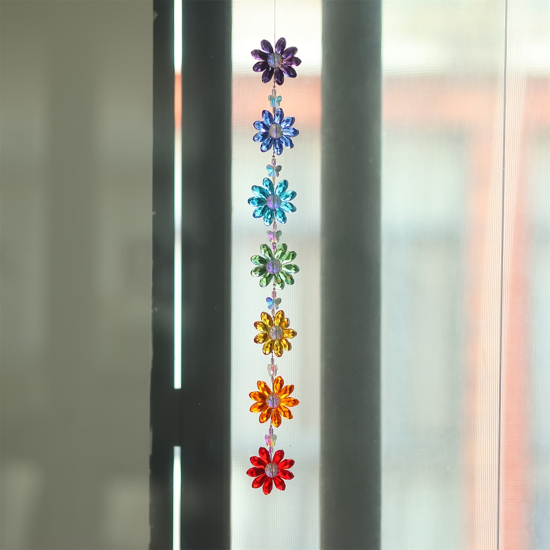TEMU Sunflowers, Butterflies, Wall Hanging Decorations, Window Hanging Decorations, Used For Home Decoration, Christmas, Birthday Gifts