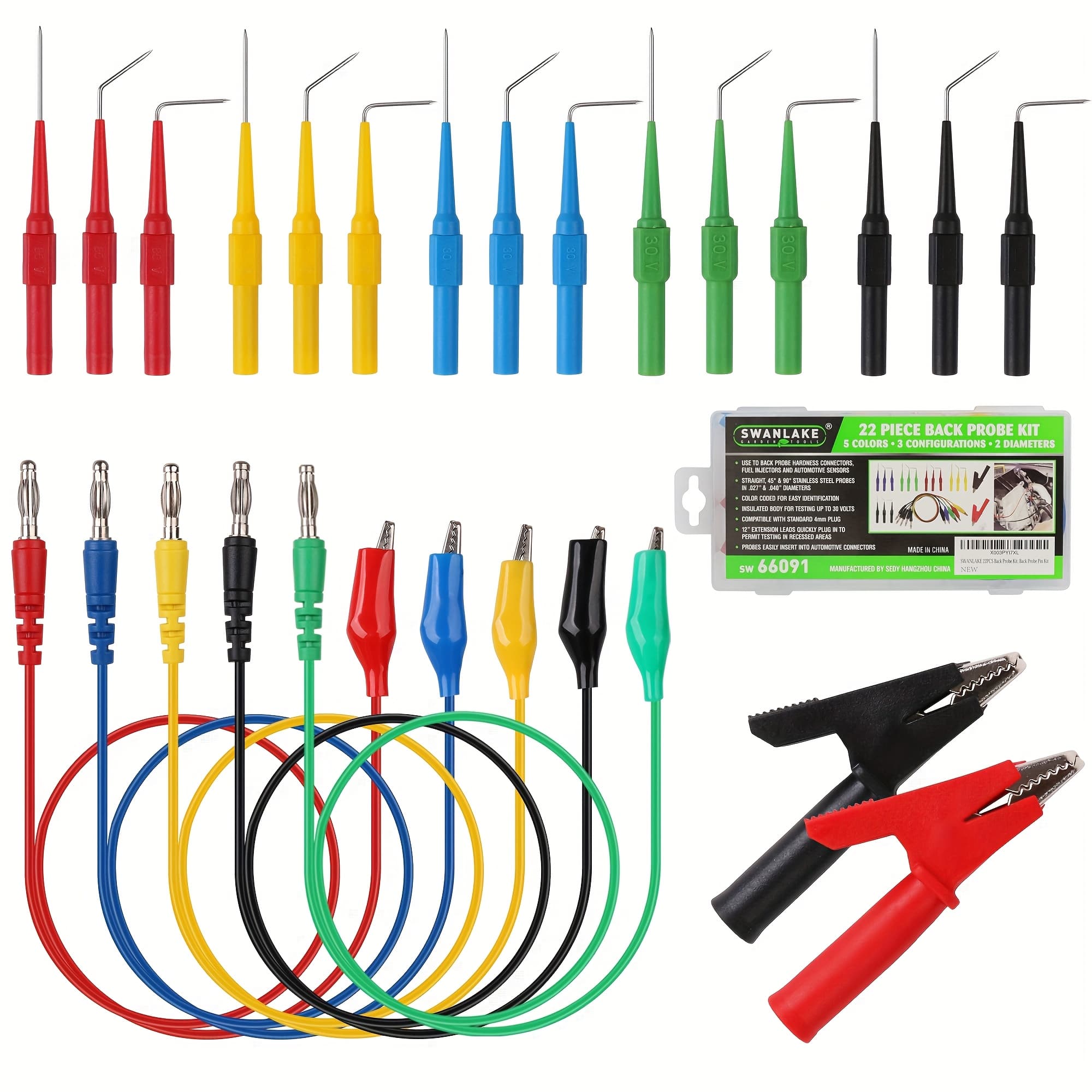TEMU 22pcs Back Probe Kit, Back Probe Pin Kit