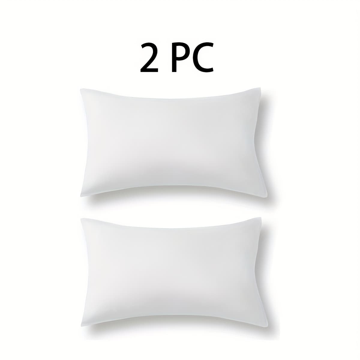TEMU 2/4pcs Premium Bed Pillow Inserts - Hypoallergenic 100% Microfiber Filling (16×16"/18×18"/12×20") Ultra Soft Supportive Cushions For Bed/couch/sofa - Perfect For Home Decor & Gift