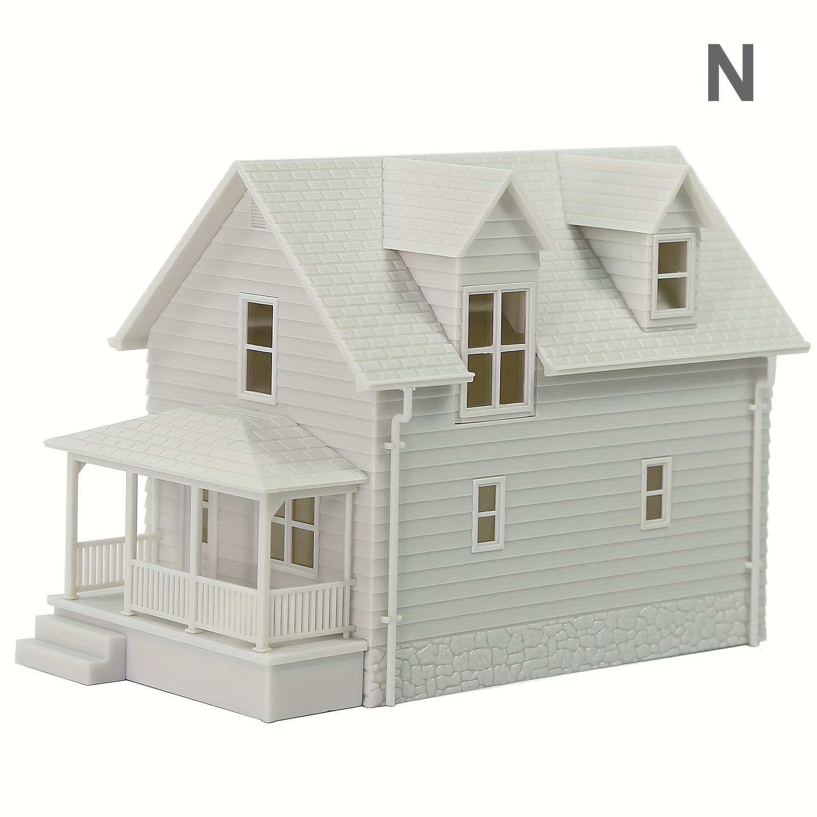 TEMU Jzn01jj Model Blank Un-assembled Building