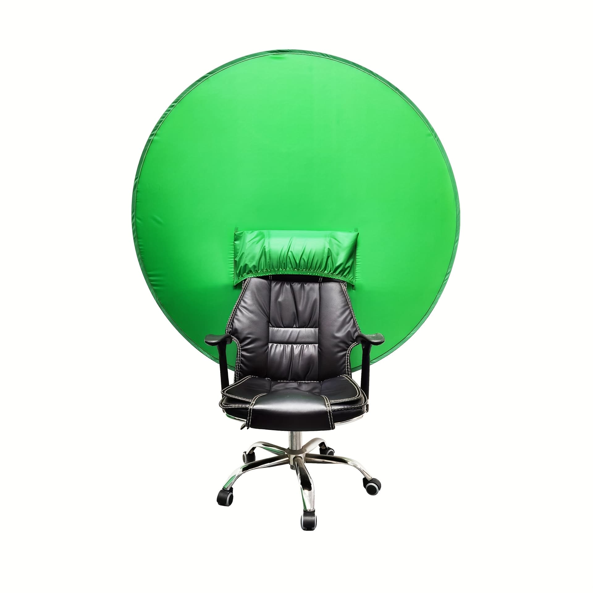 TEMU Folding Studio Live Broadcast Room Props Background Frame Green Screen, Suitable For Live Photography, Photography, Games, Live , Company Meetings, Home Office And