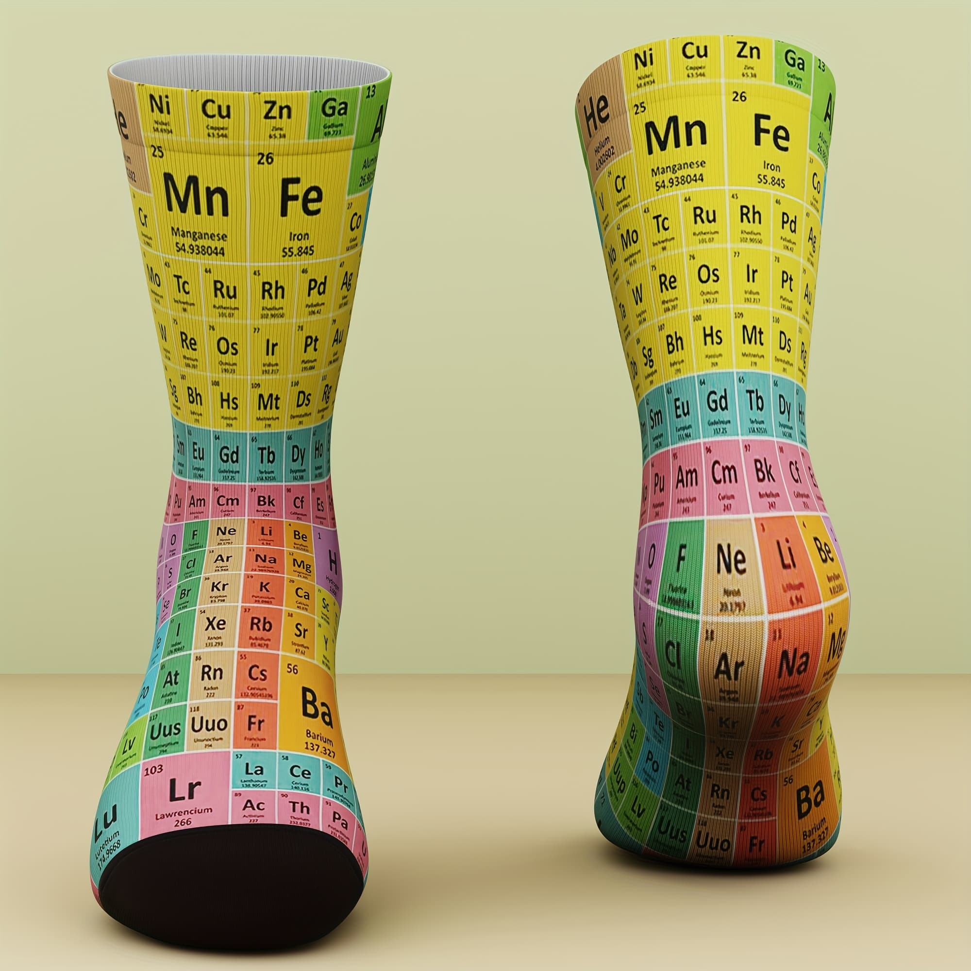 TEMU 1 Pair Of Unisex Socks, Fun Patterns, Cartoon Fashion, Outdoor Sports, Novelty And Interesting Sock Gift, 3d Digital Printing Technology